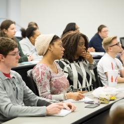 Students in class