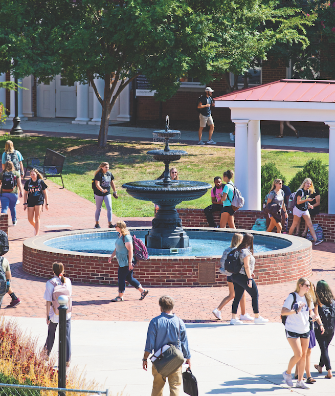 Students on Campus