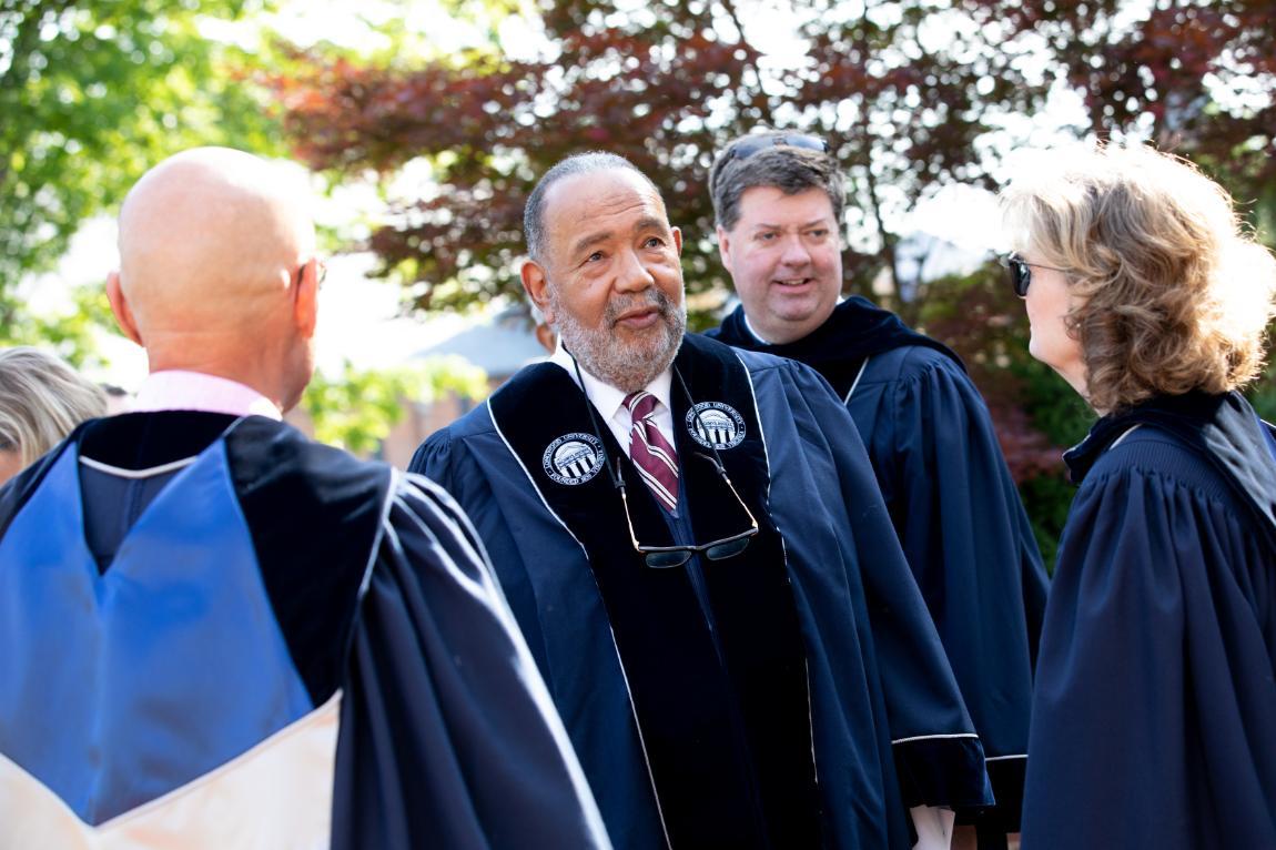 Skip Griffin with members of the Longwood University Board of Visitors